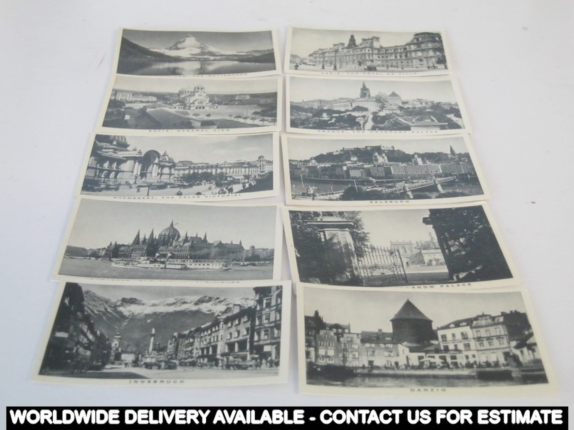 42 cigarette cards - Embassy, W D & H O Wills - Round Europe - Image 3 of 6