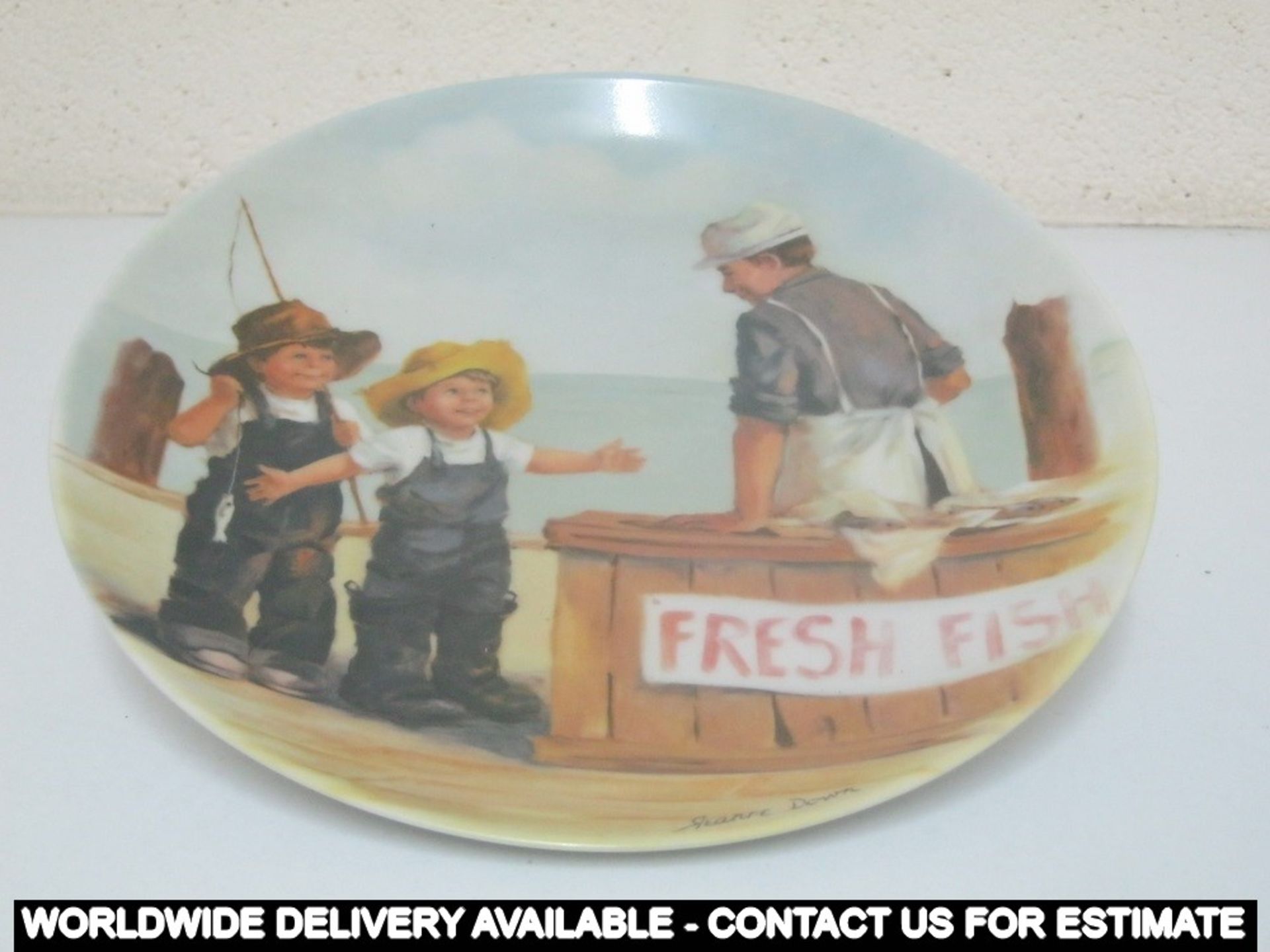 Jeanne Downs "Friends I Remember" - set of five plates - Image 5 of 5