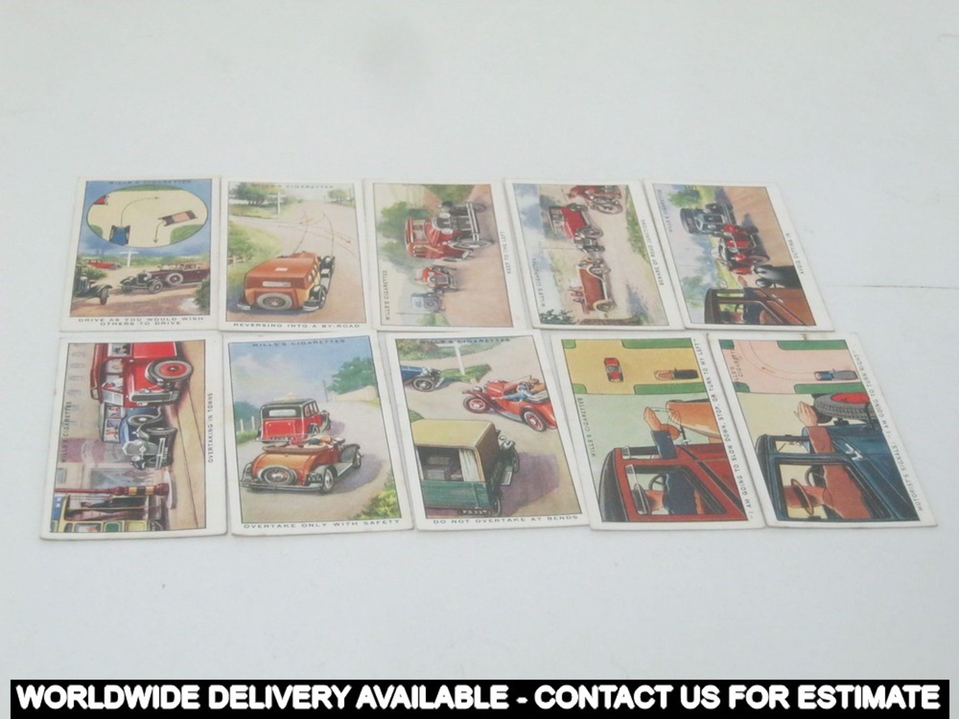 Box of 50 cigarette cards - Wild Woodbines - W D & H O Wills - Safety First - Image 4 of 9