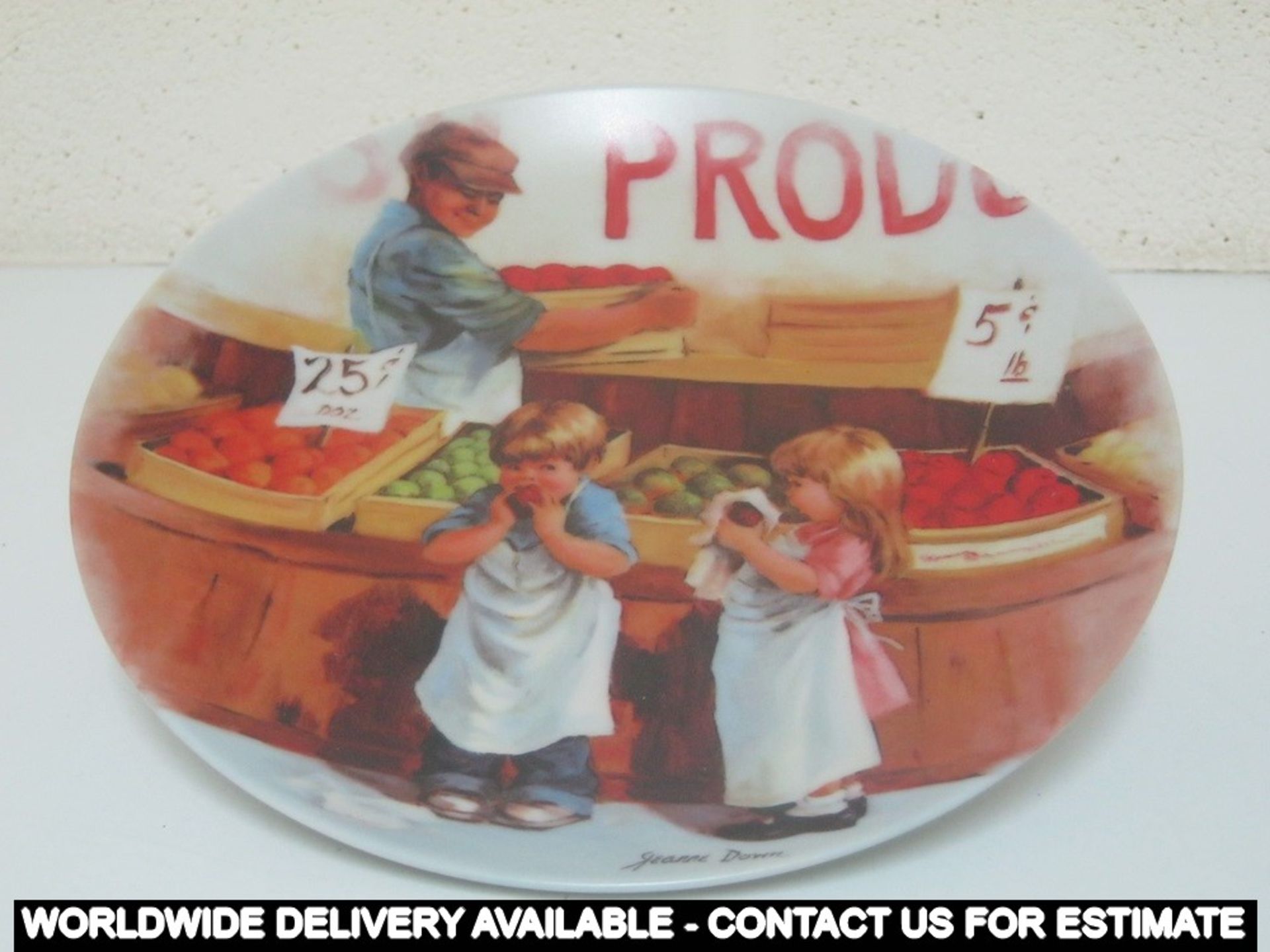 Jeanne Downs "Friends I Remember" - set of five plates - Image 5 of 5