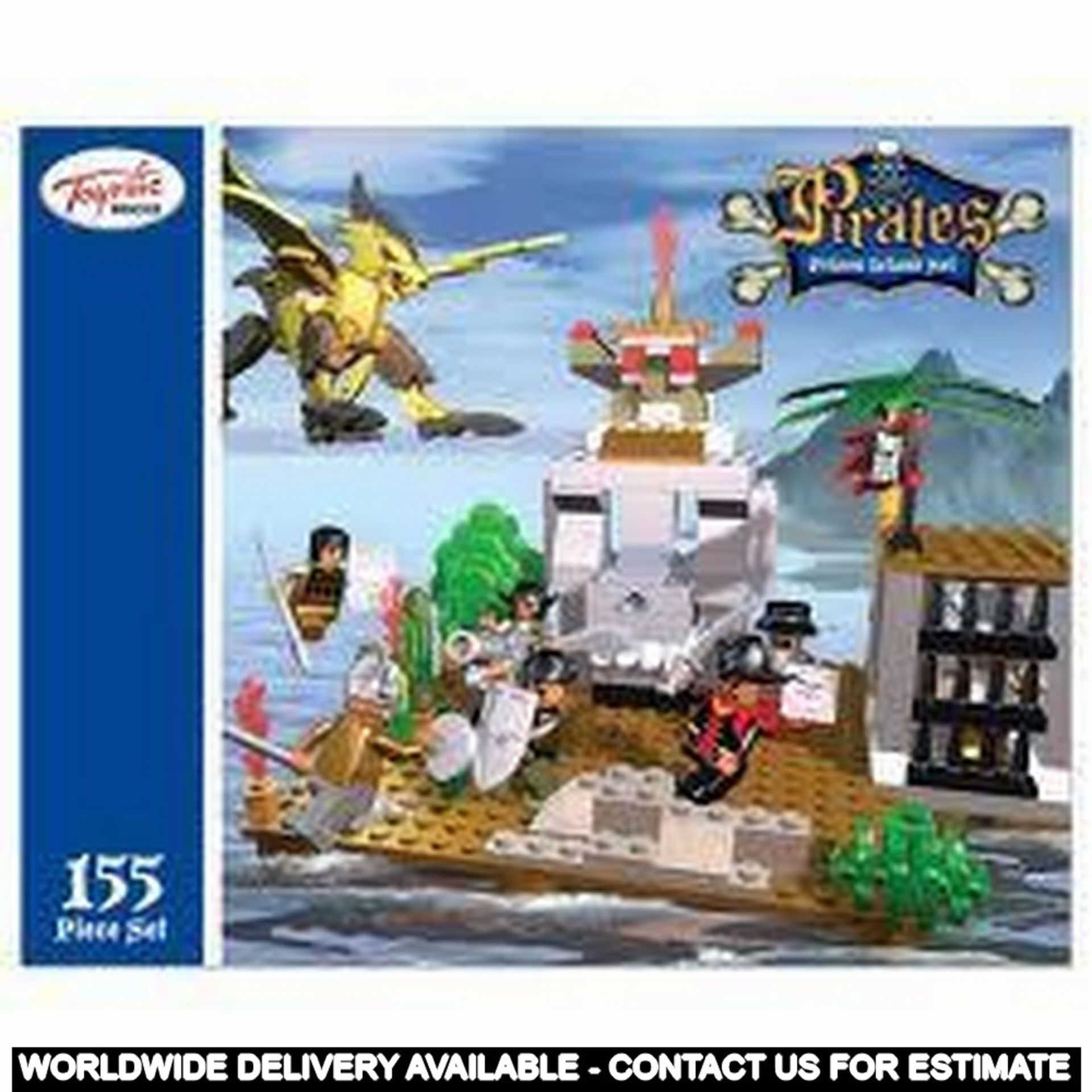 Pirates Construction Childrens Toy Play Set (WBTY4552)