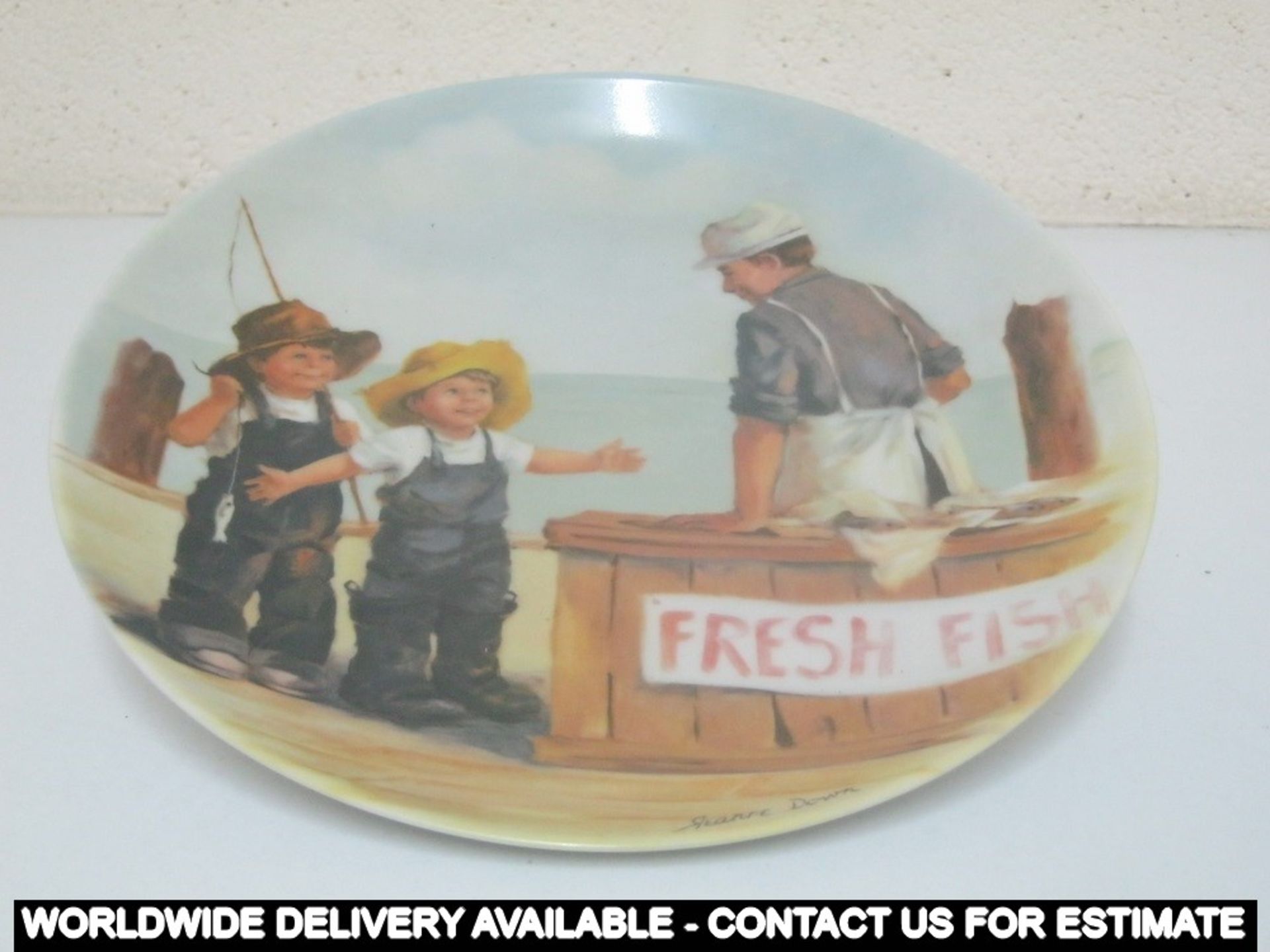 Jeanne Downs "Friends I Remember" - set of five plates