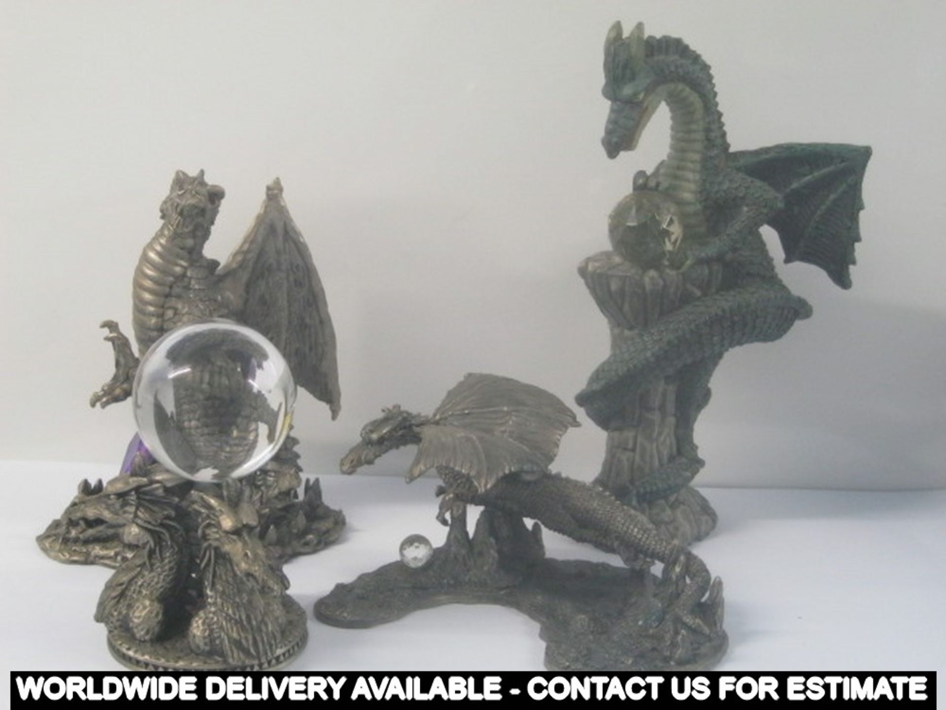 4 x dragons including The Crystal Dragon & The Flying dragon