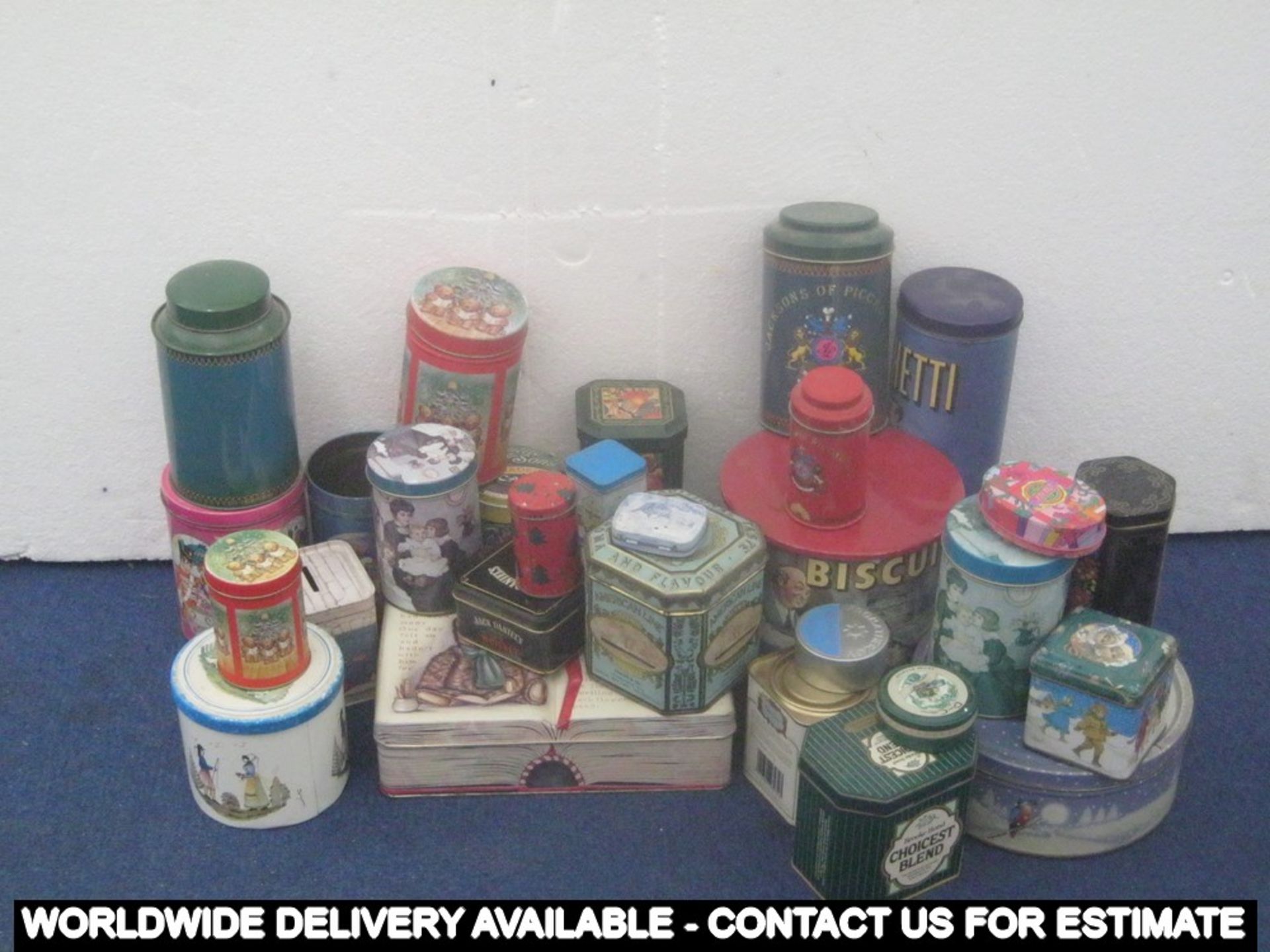 30 x assorted tins