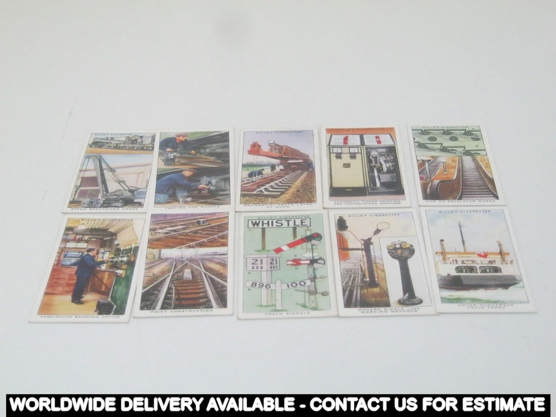 Box of 49 cigarette cards - Wills's Star - W D & H O Wills - Railway Equipment - Image 8 of 9