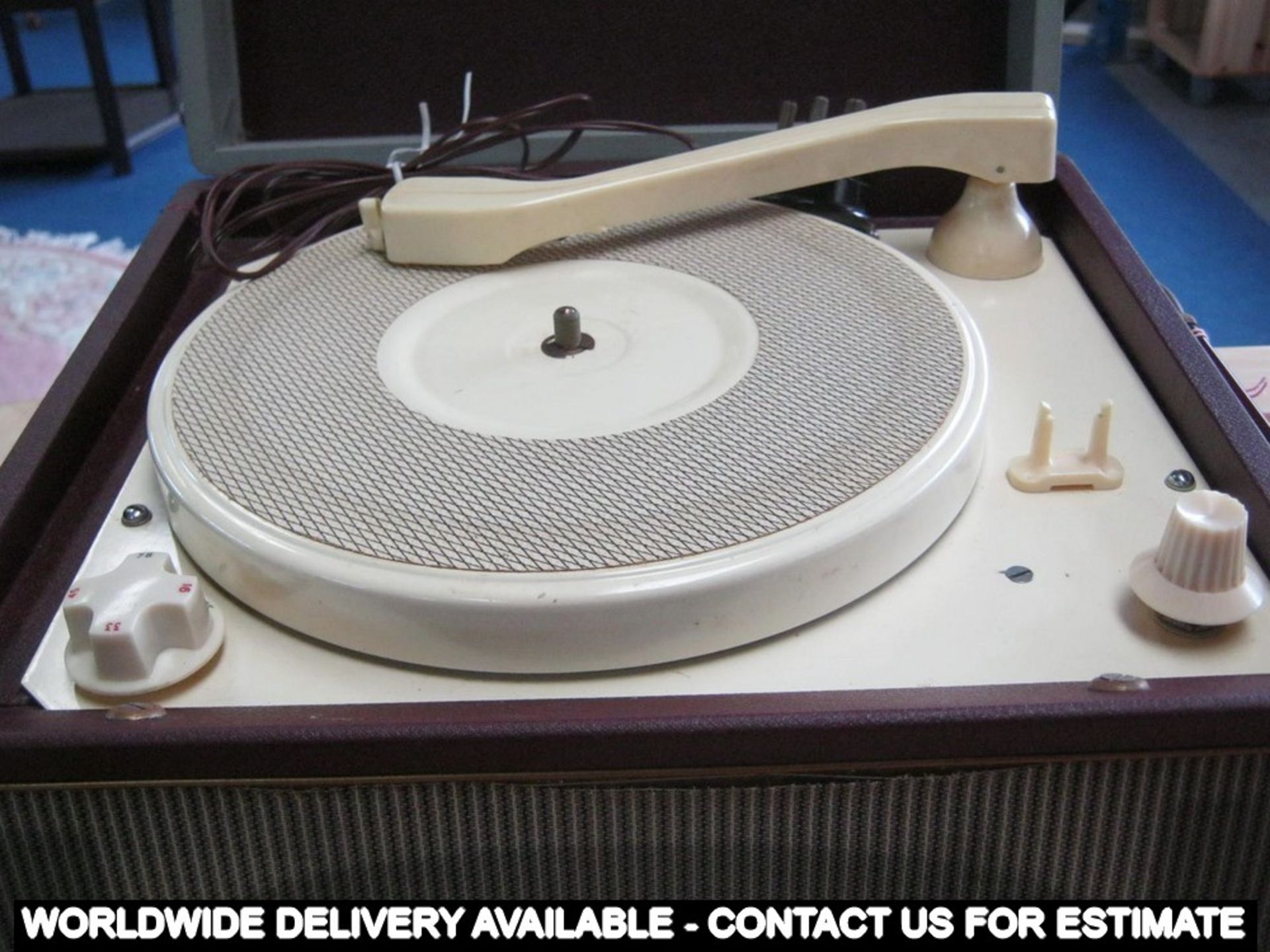 Emisonic record player vintage 1950's - four speeds - 16/33/45/78 - Image 2 of 3