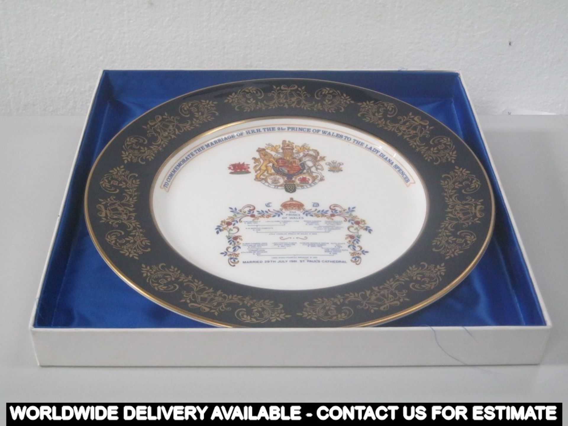 Aynsley Charles & Diana wedding plate