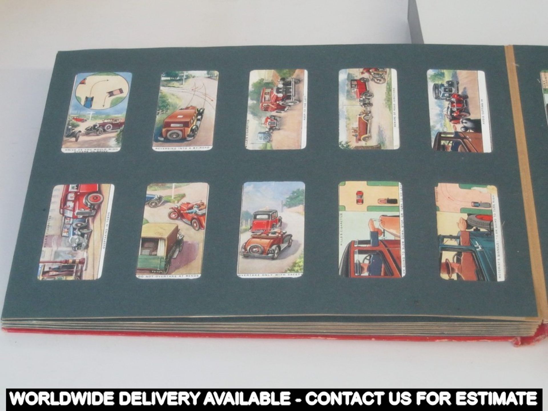 Wills's cigarette card album - containing 200 cards - including aeroplanes and cars and trains - Image 4 of 5