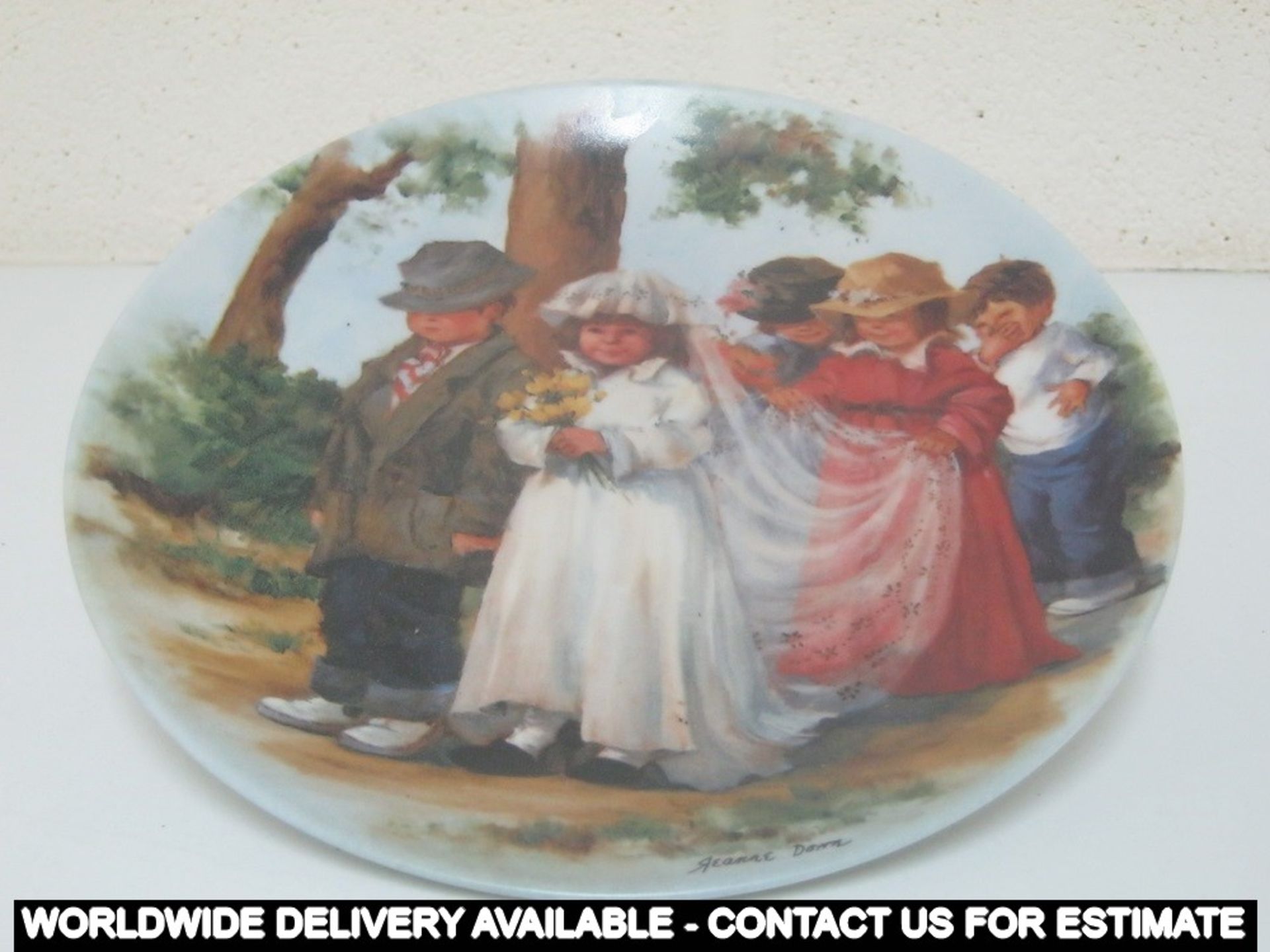 Jeanne Downs "Friends I Remember" - set of five plates - Image 4 of 5