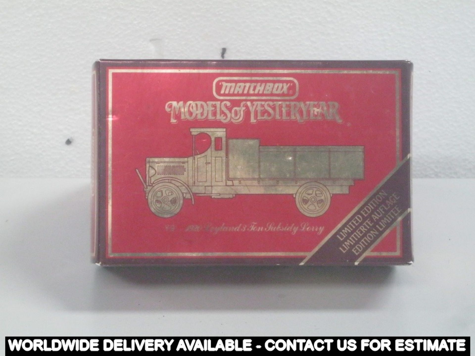 Matchbox Yesteryear 1920 Leyland lorry