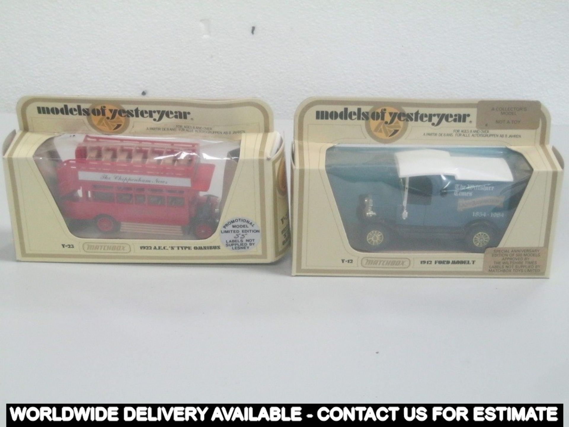 Wiltshire Times and Chippenham News Matchbox models of Yesteryear