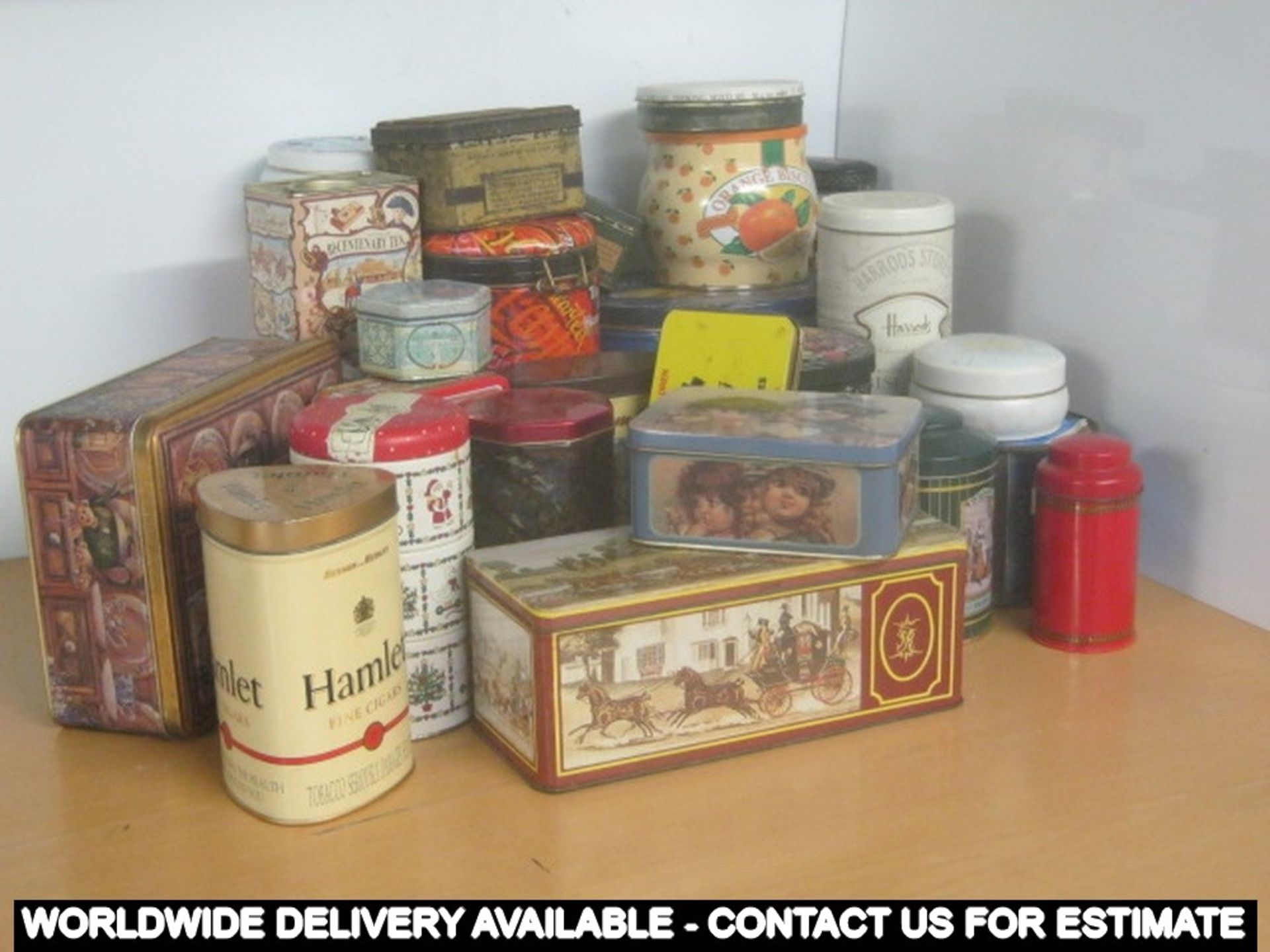 30 x assorted tins