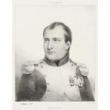 Jean Baptiste Mauzaisse (1784-1844)  NAPOLEON. 1828. A portrait of Napoleon Bonaparte. Lithography