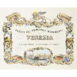 VIEWS OF VENICE  Venice, 1850. Vedute dei principali monumenti di Venezia disegnate e litografate da