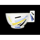 Nikolaj Suetin (1897-1954)  PAINTED CUP. Design by Kazimir Malevich (1878-1935), 1923. Cup of