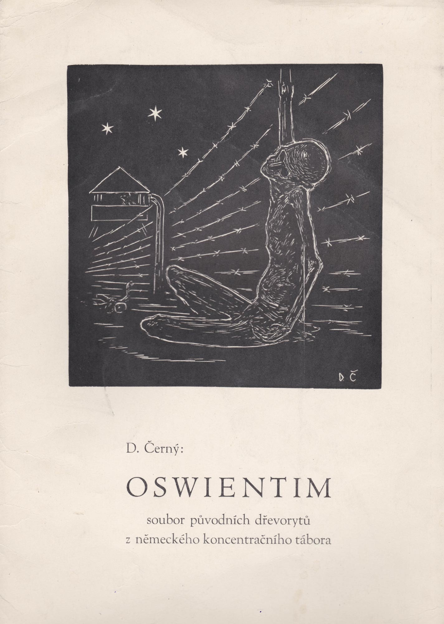 Dominik Cerný (1903-1973)  OSWIECIM. 1951. Set of original wood engravings from German concentration