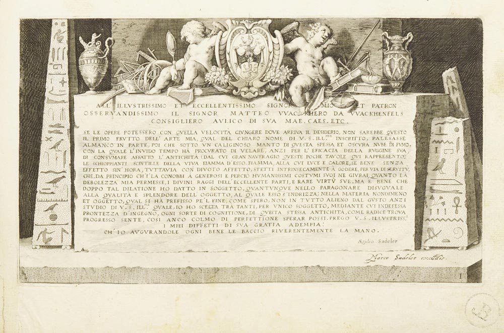 Aegidius Sadeler (1570-1629), Marco Sadeler  VESTIGI DELLE ANTICHITA DI ROMA TIVOLI POZZVOLO ET - Image 3 of 5