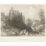 Joseph Meyer (1796-1856)  "A SET OF VIEWS OF GERMAN CASTLES. 2nd third of 19th century. A set of