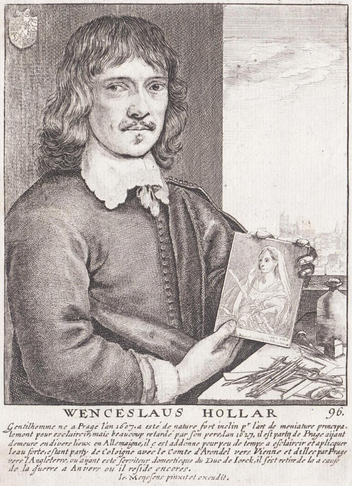 Johannes Meyssens (1612-1670), Wenceslaus Hollar (1607-1677)  PORTRAITS OF WENCESLAUS HOLLAR AND