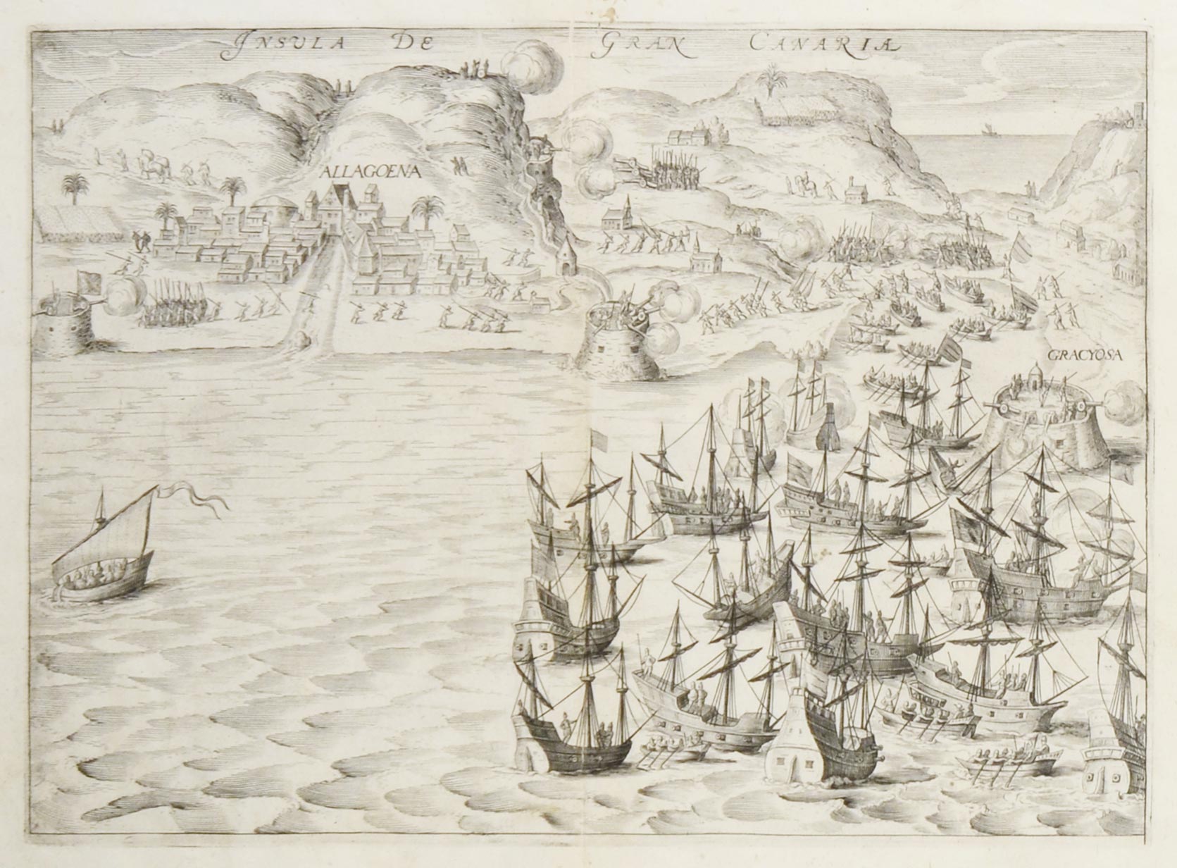 Jan Janszoon Orlers (1570-1646)  CONQUEST OF GRAN CANARIA AND IN LOWER DOWNFALL OF THE SPANISH - Image 2 of 2
