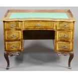 WRITING TABLE  Austria-Hungary, 2nd half of 19th century. Corpus from the pine wood is veneered by