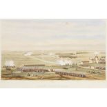 Rouargue, T. Yung  BATTLE SCENES FROM NAPOLEONIC WARS. 19th century. The battle of Craonne in the