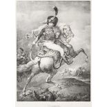 Charles Motte (1785-1836), Théodore Géricault  (1791-1824)  HUNTER. Chasseur. According to Théodor