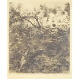 Max Švabinský (1873-1962)  EARLY MORNING HUNT. 1911. Etching on paper, 360x300 mm, signed ‘M
