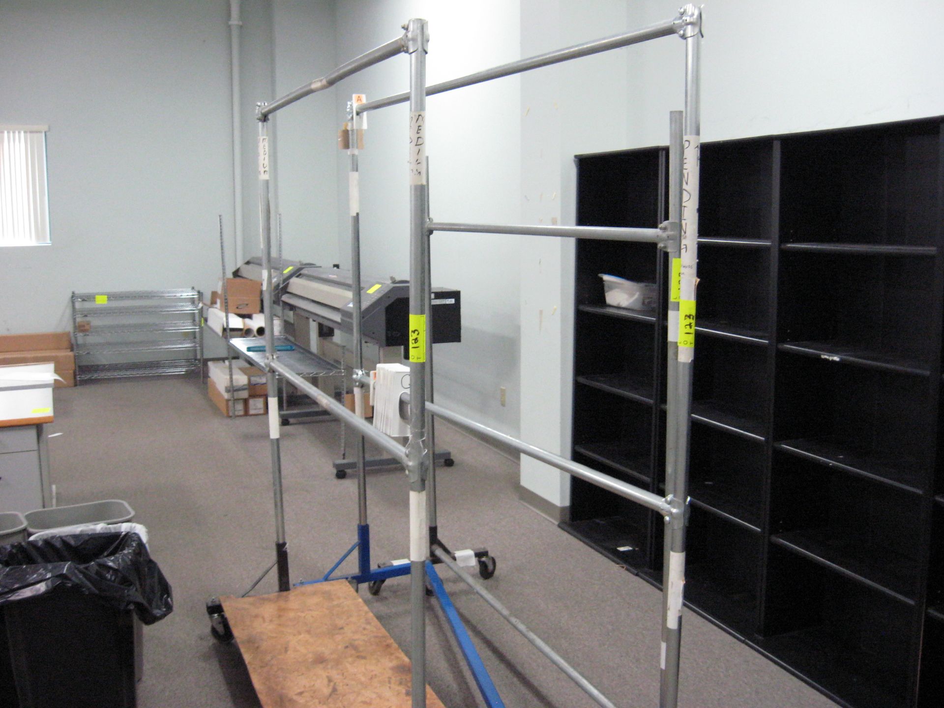 (12) Assorted Clothes Racks, round swivel, 2 tier, single rack. Items are in used condition. - Image 3 of 5