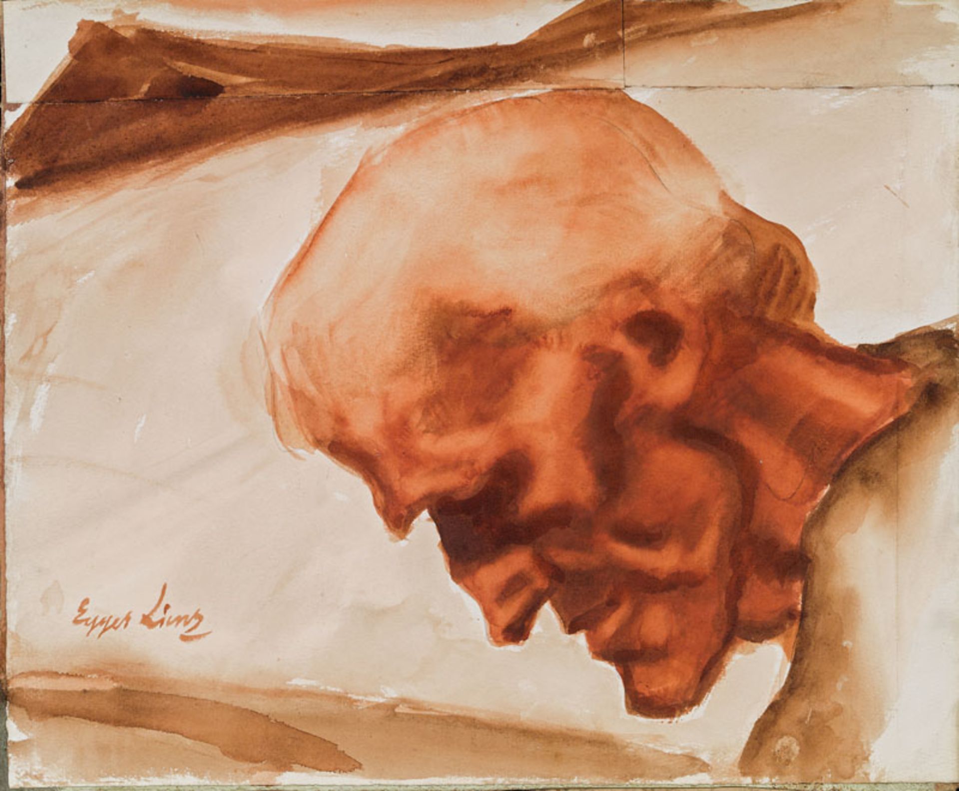 Albin Egger-LienzHead of an old man, ca. 1920 watercolour on paper on cardboard; 32 × 39 cm

Albin