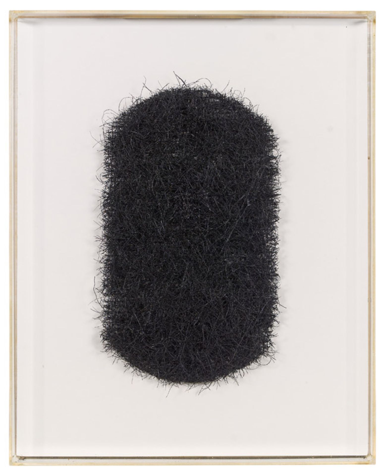 Richard Artschwager *Hair Blp, 1989 rubberised horsehair approx; Edition 15/25; 33 × 18 × 3 cm; 71.5