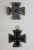 Eisernes Kreuz 1939 erster Klasse und Eisernes Kreuz 1939 zweiter Klasse.