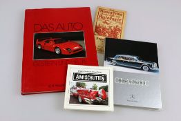 Auto, Verkehr, Konvolut bestehend aus 4 Büchern: Brigitte Podszun & Uwe Maier"Amischlitten", "