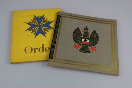 2 Sammel-Alben, "Eine Sammlung der bekanntesten deutschen Orden und Auszeichnungen",Waldorf-