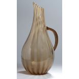 Glas-Zierkrugvase, Glashütte Lamberts, Waldsassen, um 1953-54, Entw.: Aloys F. Gangkofner,runder