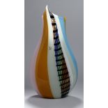 Glas-Ziervase, "Polychromy", Murano, Vetro Artistico Murano, neuzeitlich, Entw.: LucaVidal, ovaler