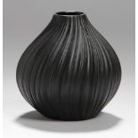 Porzellan-Ziervase, "Zwiebelform", Rosenthal, Studio-Linie, um 1970, Entw.: Martin Freyer,runder