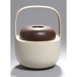 Keramik-Henkelterrine, "Kaari Brasil", Rosenthal, Studio-Linie, 80/90er Jahre, Entw.: TimoSarpaneva,
