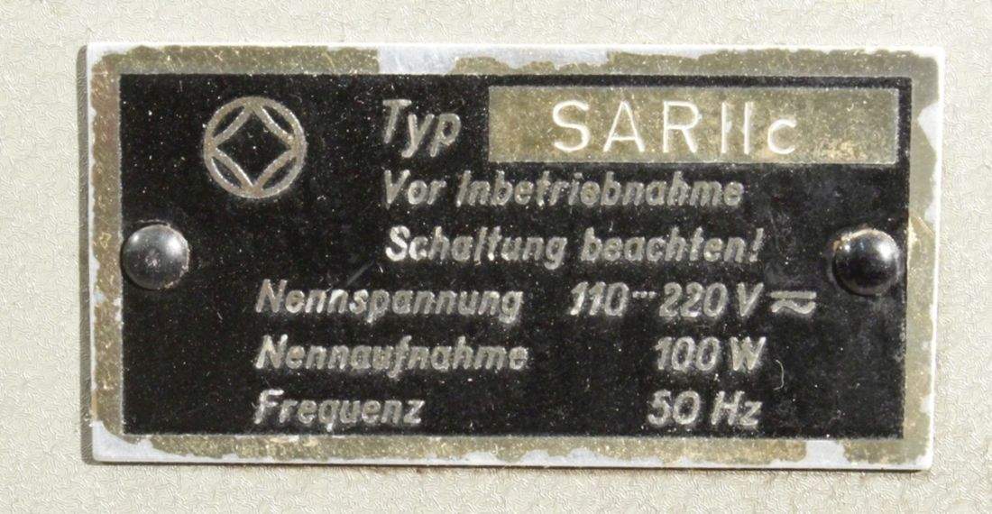 Rechenmaschine, "Rheinmetall", elektrisch, 24 x 45 x 35 cm, Funktion und Vollständigkeitnicht - Image 2 of 2