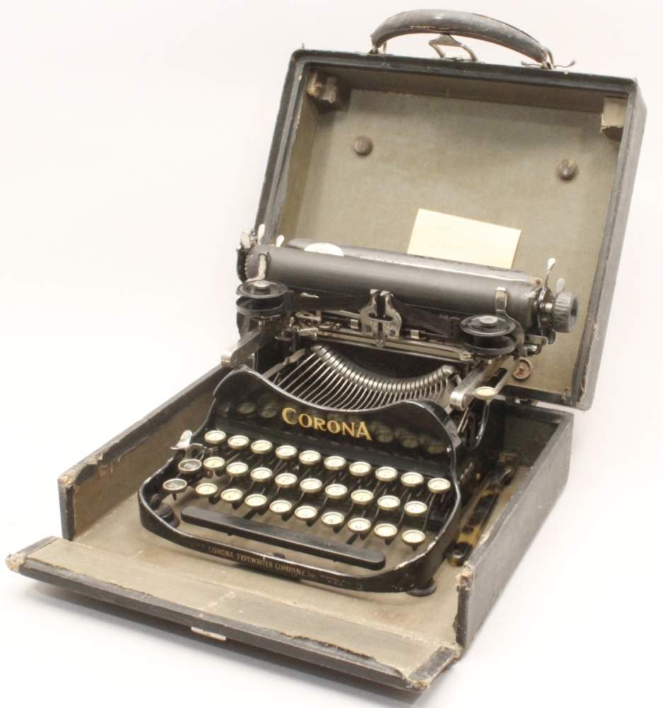 Schreibmaschine, "Corona", the Corona Typewriter Company Inc., Groton, N.Y., USA,