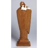 Holz-Figur, "Maria mit Kind", Lucienne Antoinette Heuvelmans,1885 - 1944, aufquadratischem bzw.