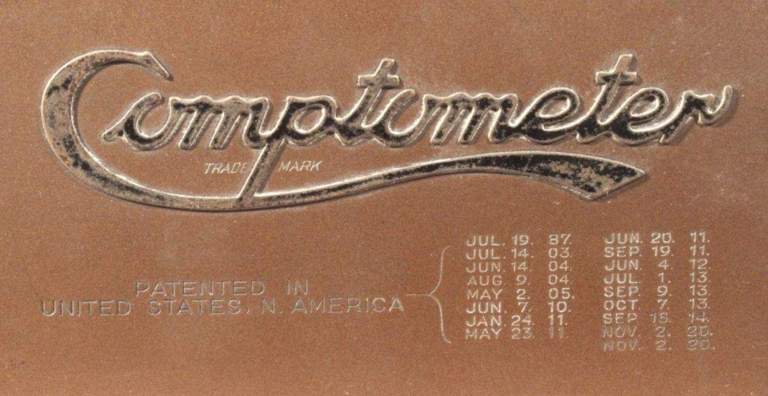 Rechenmaschine, "Comptometer", Felt & Tarrant Mfg. Co., Chicago, mechanisch, 15 x 28 x 38cm, - Image 2 of 3