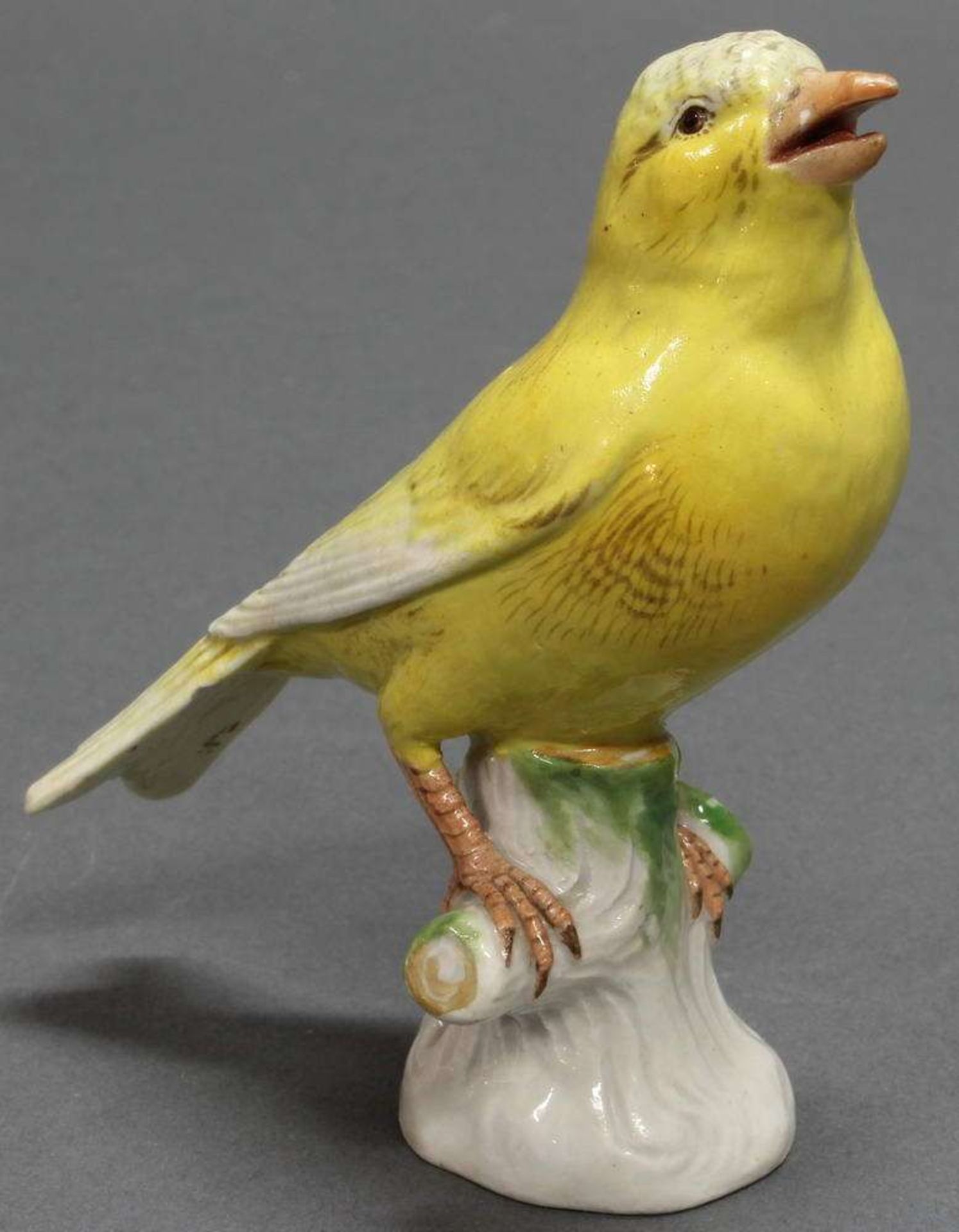 Reserve: 150 EUR        Porzellanfigur, "Kanarienvogel", Meissen, Schwertermarke, 1924-1934,