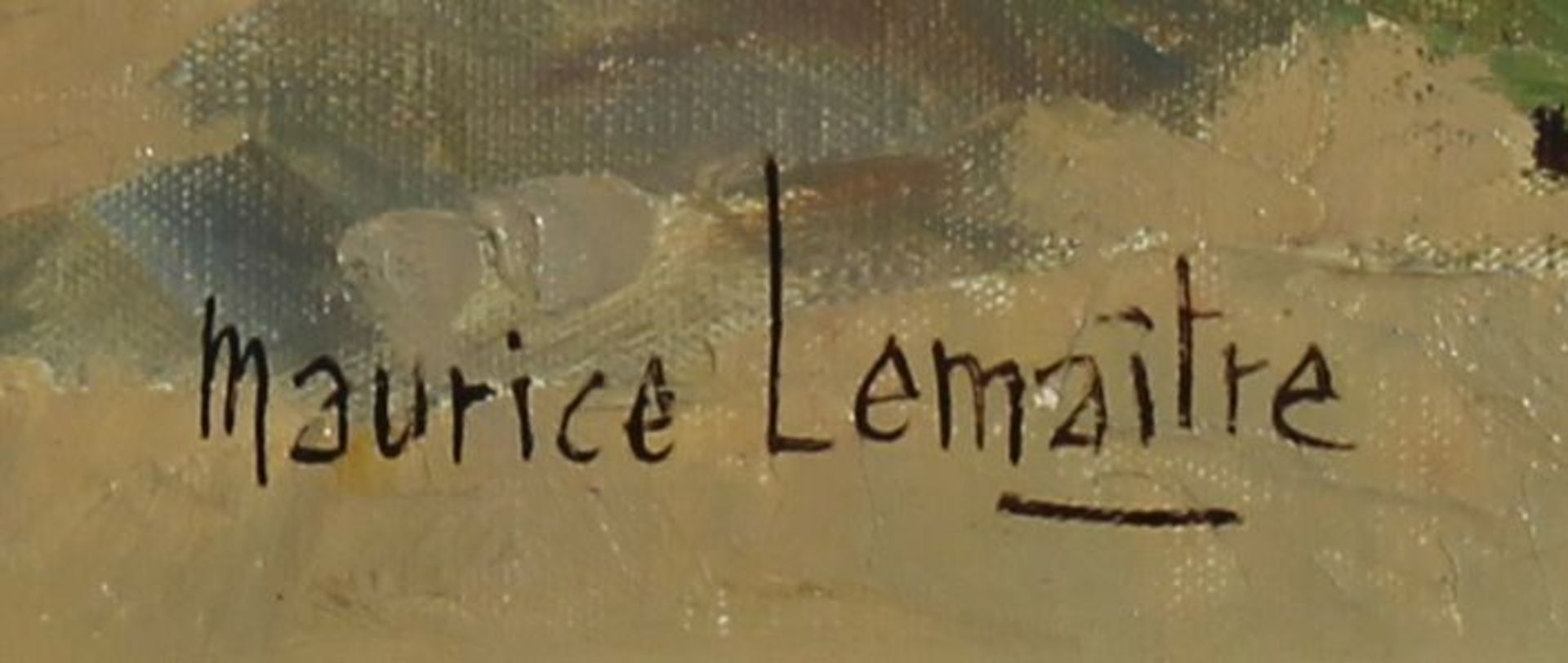 Reserve: 250 EUR        Lemaitre, Maurice (geb. 1926 Paris, Landschaftsmaler und Zeichner) " - Image 4 of 6