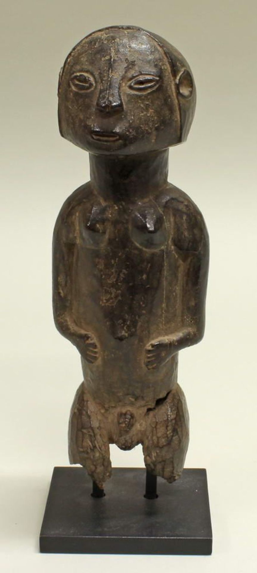 Reserve: 300 EUR        Figur, Luba, Kongo, Afrika, Holz, authentisch, 24 cm hoch - Image 2 of 4