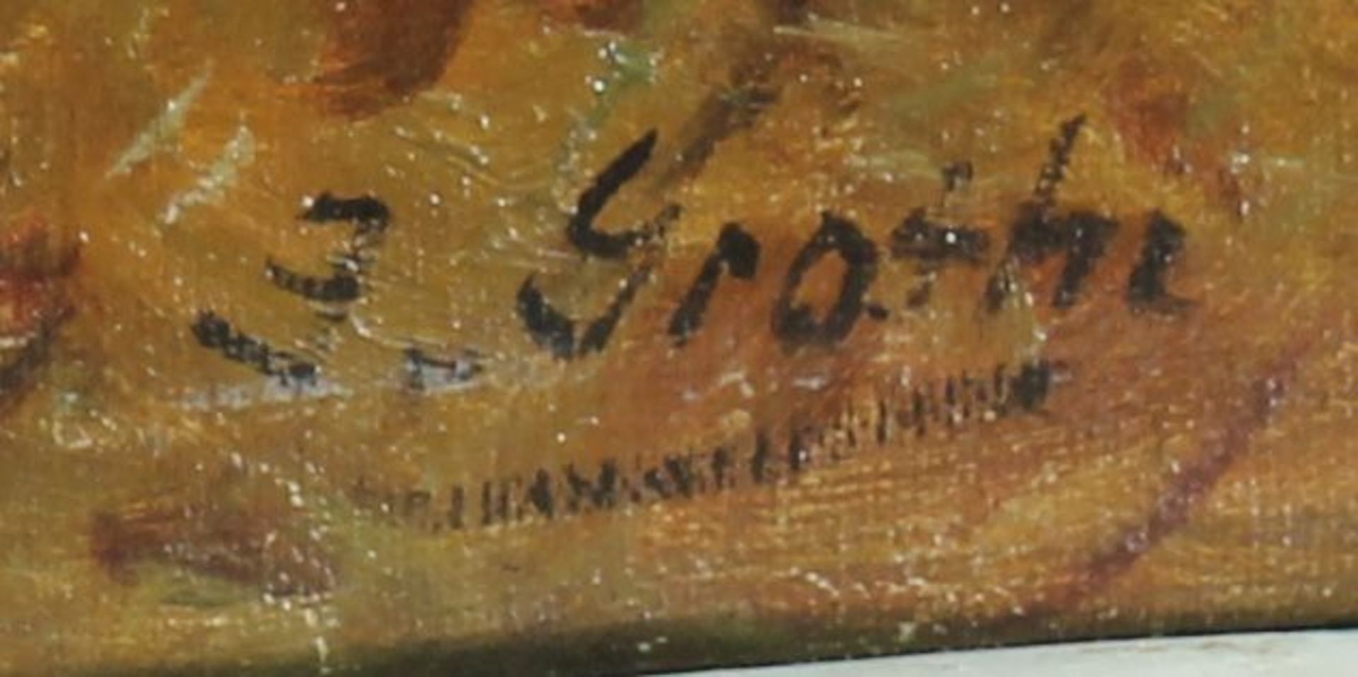 Reserve: 260 EUR        Grothe, Jean (geb. 1865, niederländischer Maler), "Bäuerin in - Image 4 of 6