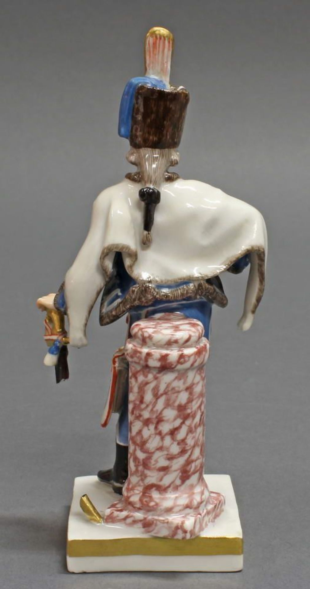 Reserve: 160 EUR        Porzellanfigur, "Ungarischer Gardist", Meissen, Schwertermarke, 1850-1924, - Image 5 of 8