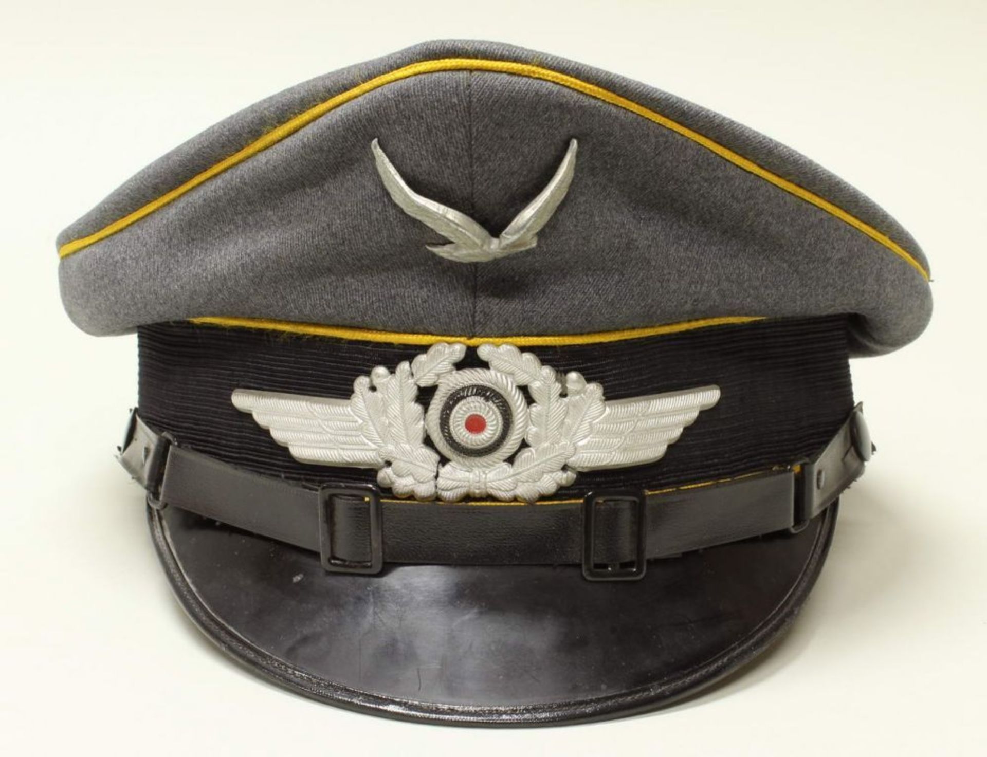 Reserve: 100 EUR        Schirmmütze, 3. Reich, Luftwaffe, Mannschaften, fliegende Truppe, grauer - Image 2 of 6