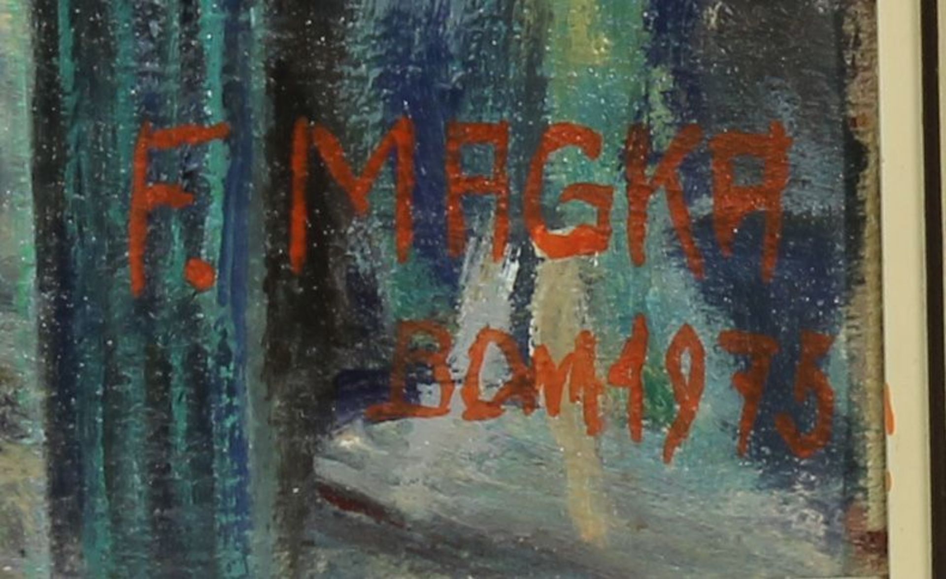 Reserve: 600 EUR        Magka, Fritz (1906 Bonn - 1988 Gummersbach, in Bonn tätiger  Maler von - Image 6 of 8
