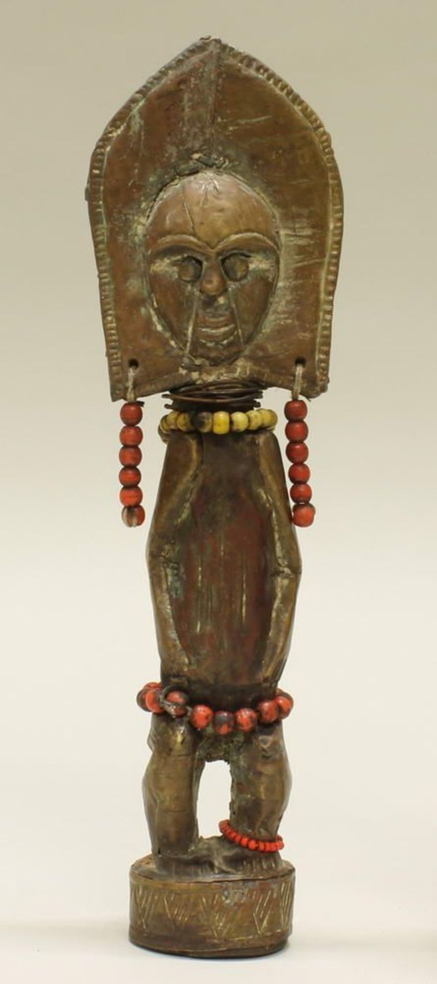 Reserve: 30 EUR        Zauberfetisch, Mambila, Kamerun, Afrika,  Terracotta, 20 cm hoch; - Image 5 of 8